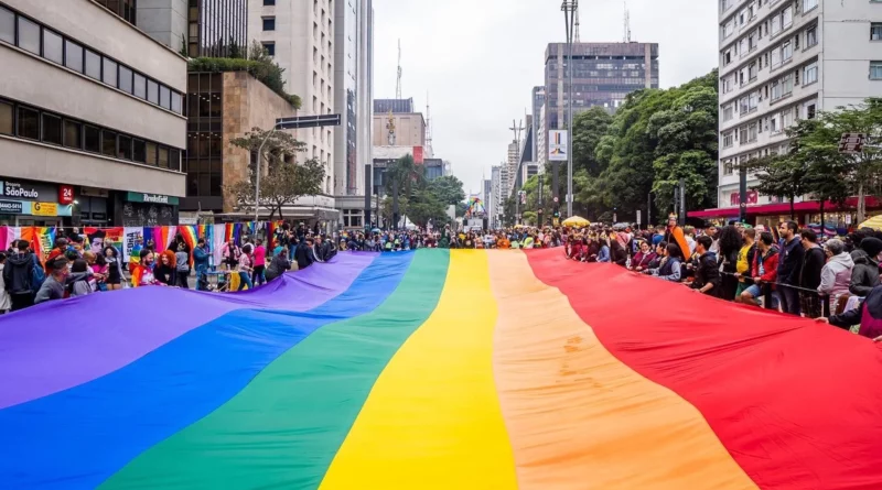Parada LGBT+ em SP reúne público com shows e atos políticos Evento voltou à avenida Paulista depois de 2 anos realizado de forma virtual; houve protestos contra Bolsonaro…