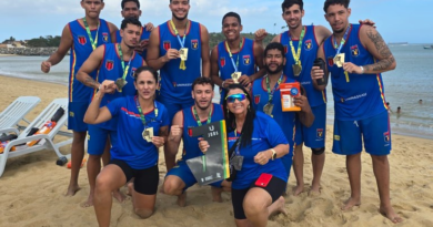 Paraíba encerra participação nos Jogos Universitários Brasileiros de Praia com 12 medalhas