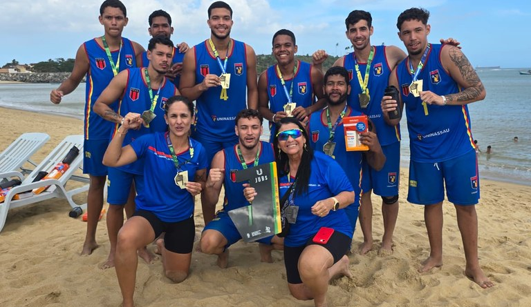 Paraíba encerra participação nos Jogos Universitários Brasileiros de Praia com 12 medalhas